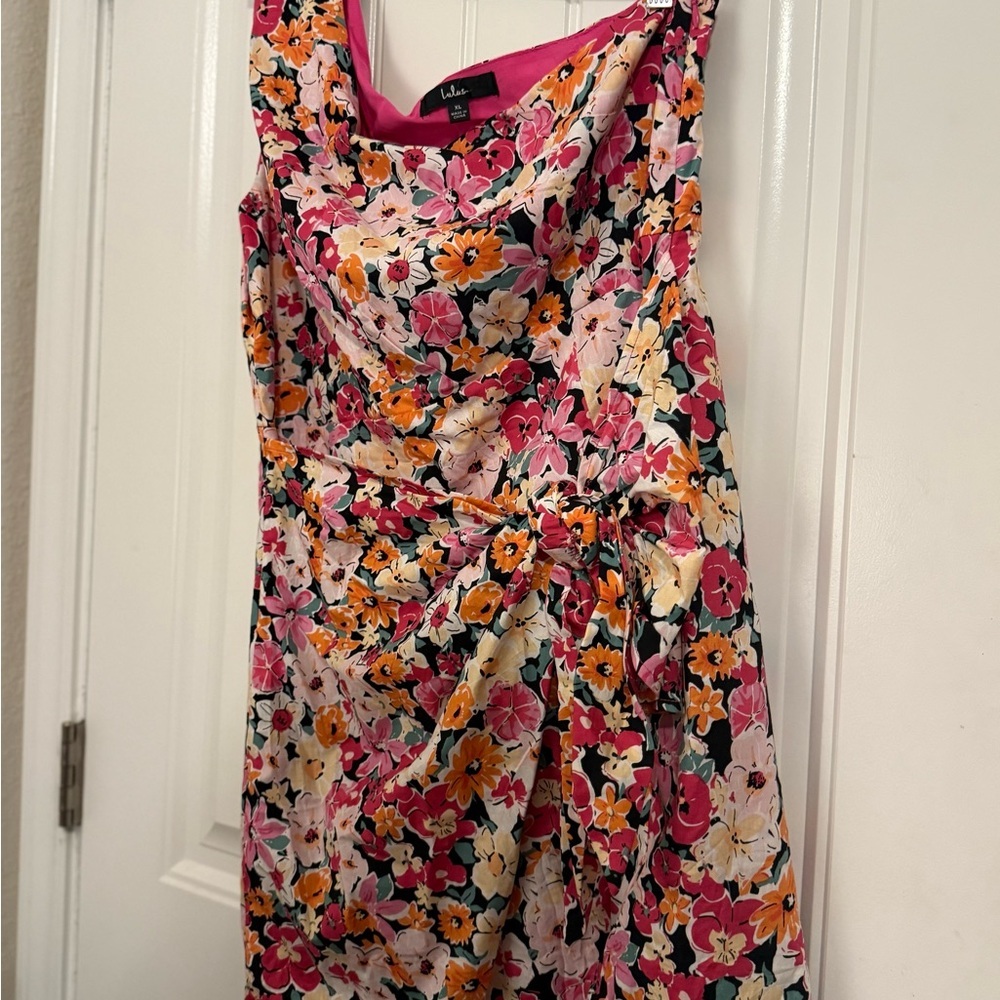 Lulu's Pink Asymmetrical Ruched One-Shoulder Dress - Picture 13 of 16
